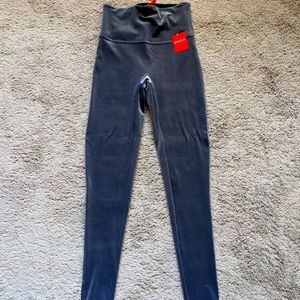 Spanx Faux Velvet Leggings Medium